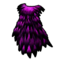 Purple Feathered Cape